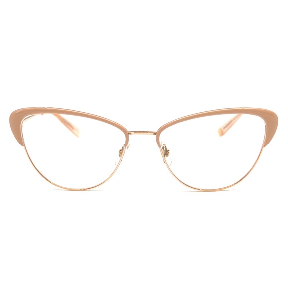 New! Garrett Leight Vista RG-PBL Elegant Rose Gold Cat-Eye Glasses, Authentic main image 7